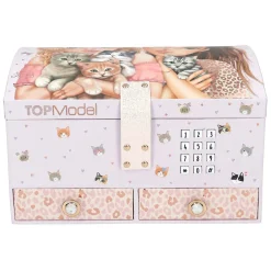 Grote Sieradendoos met Code en Geluid Cat Love-TOPModel New