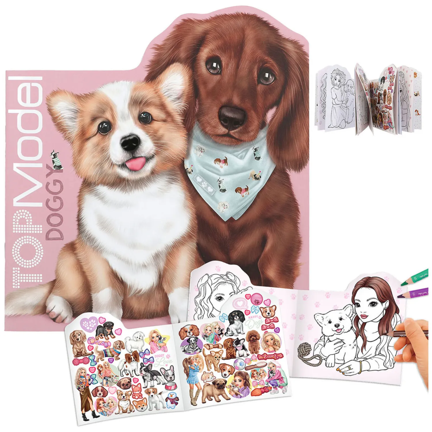 TOPModel Kleurboek Doggy Clearance