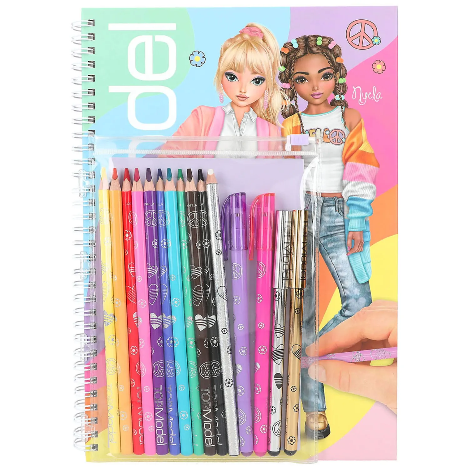 Kleurboek met Potloden>TOPModel New