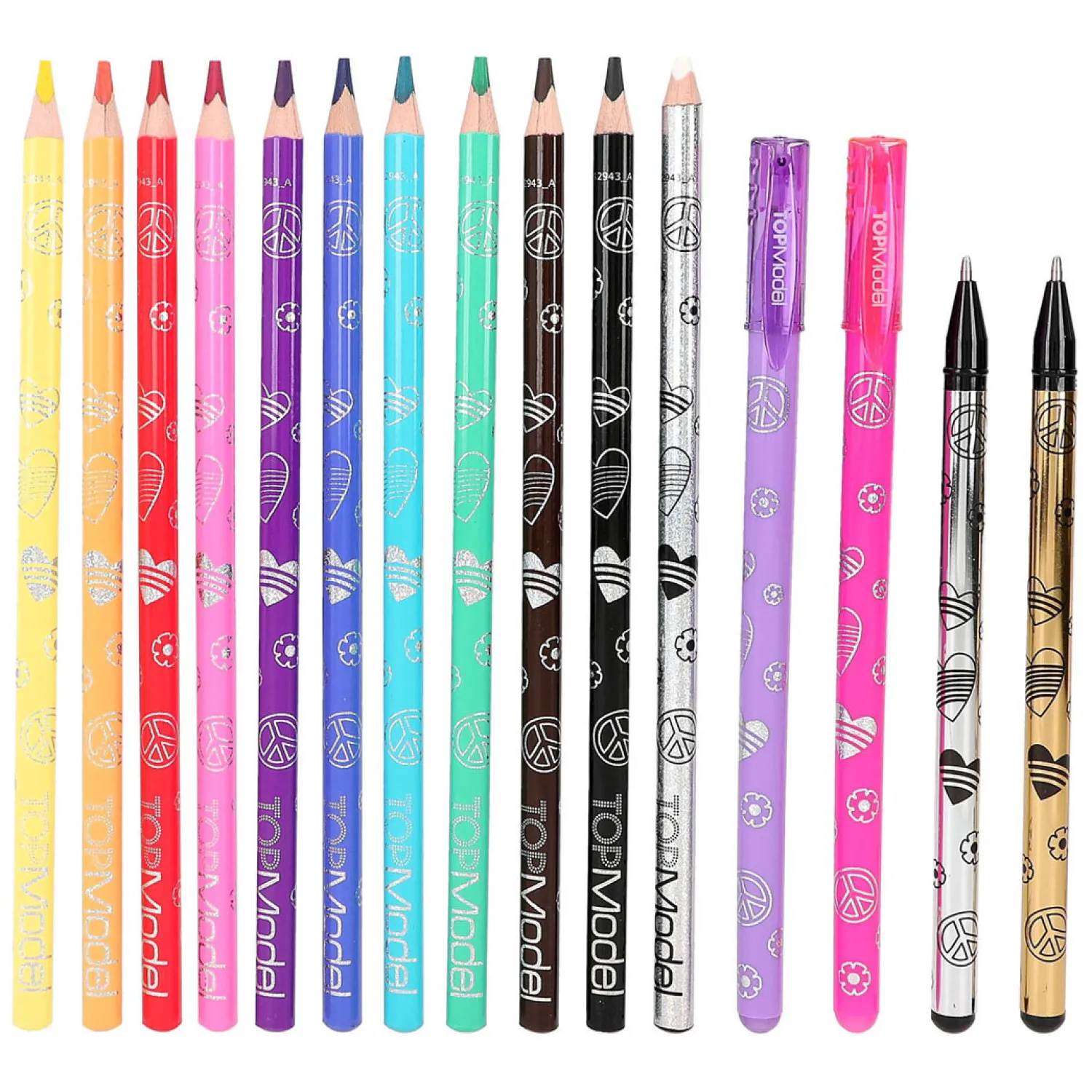 Kleurboek met Potloden>TOPModel New