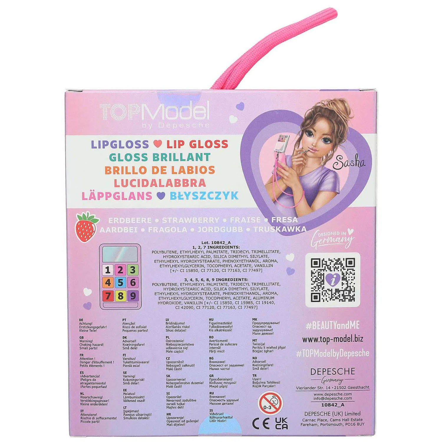 Lipgloss Smartphone Beauty and Me-TOPModel Best