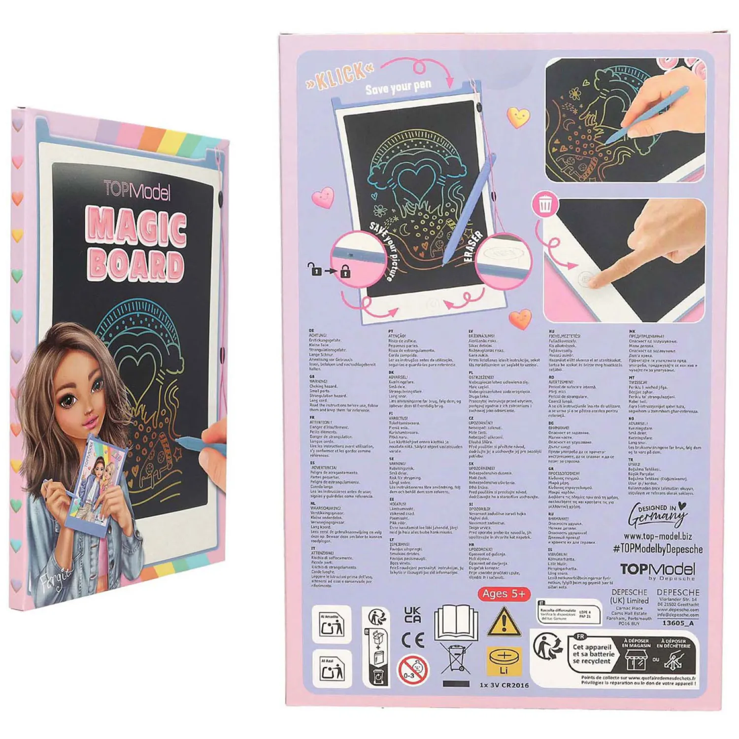 TOPModel Magisch LCD Tekenbord Hot