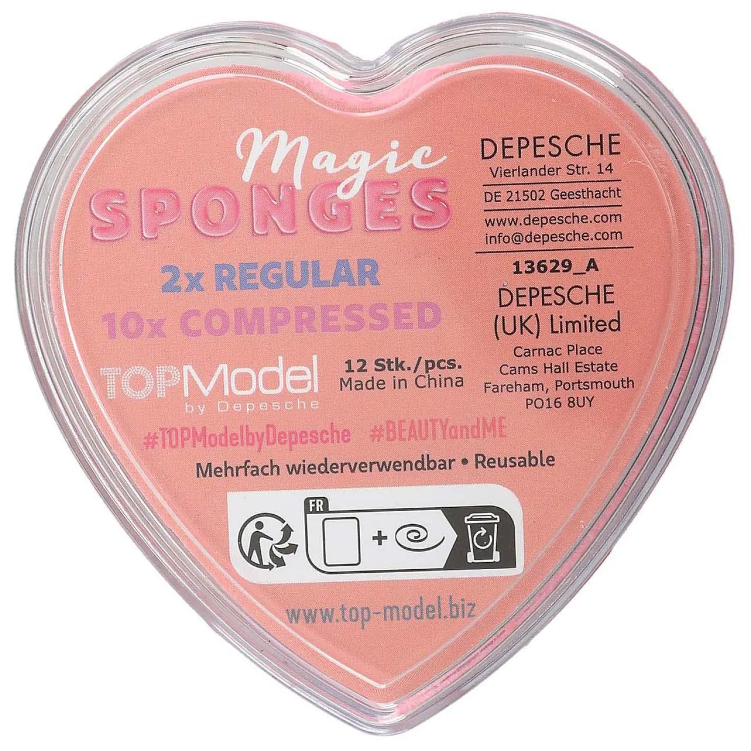 TOPModel Magische Hart Sponsje Beauty and Me Online