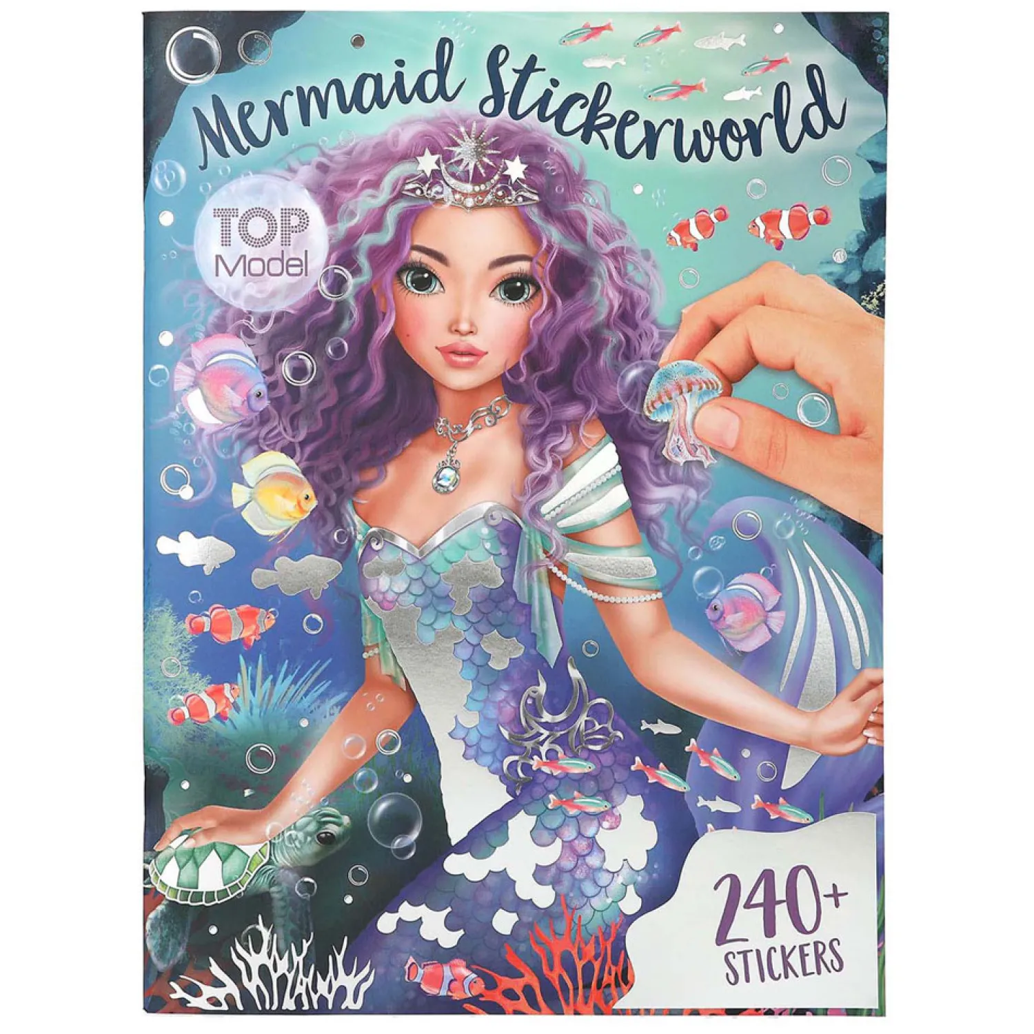 TOPModel Metallic Stickerworld Zeemeermin Stickerboek Clearance