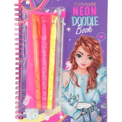 Neon Doodle Kleurboek met Neon Stiften>TOPModel Hot