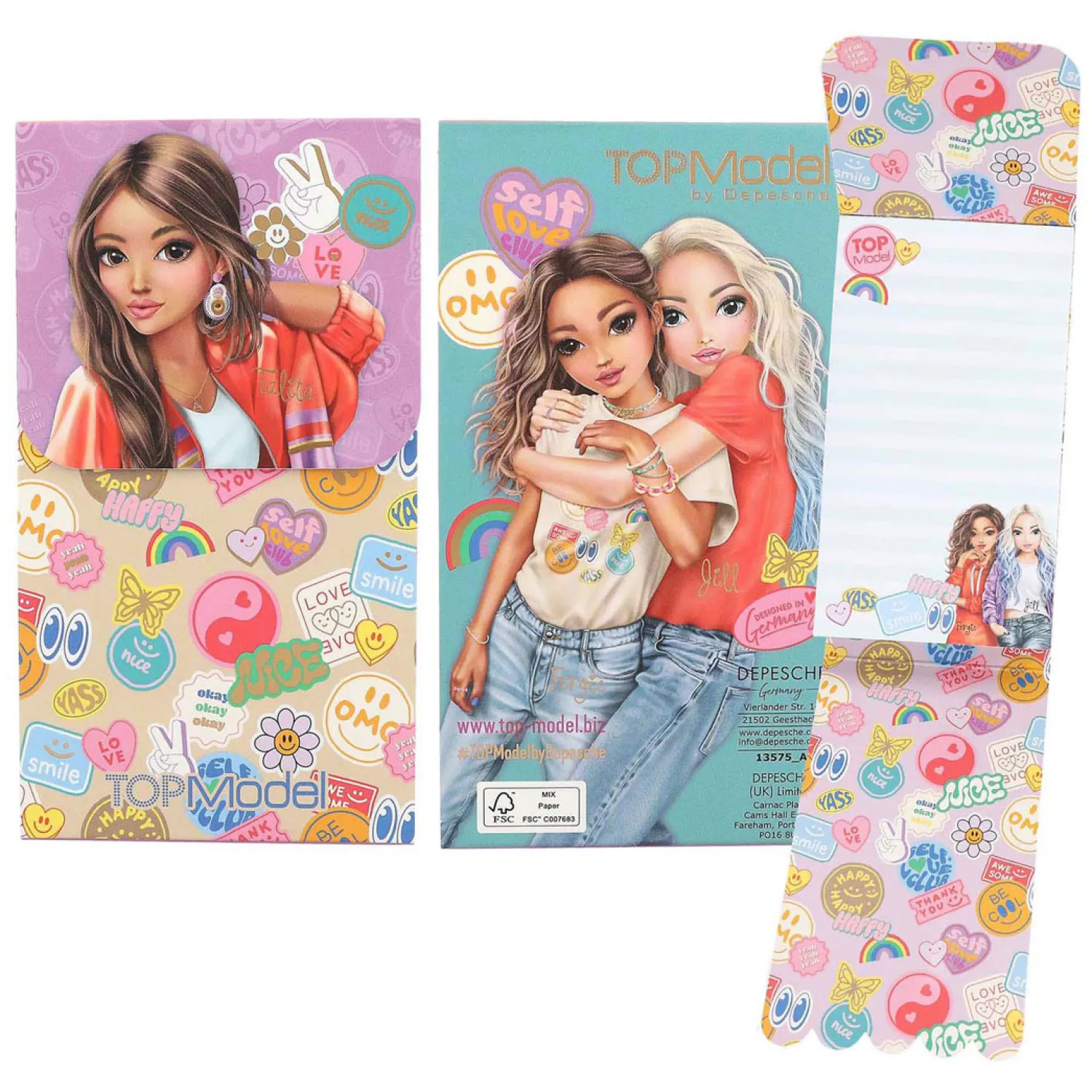 TOPModel Notitieblok Met Magneetsluiting New