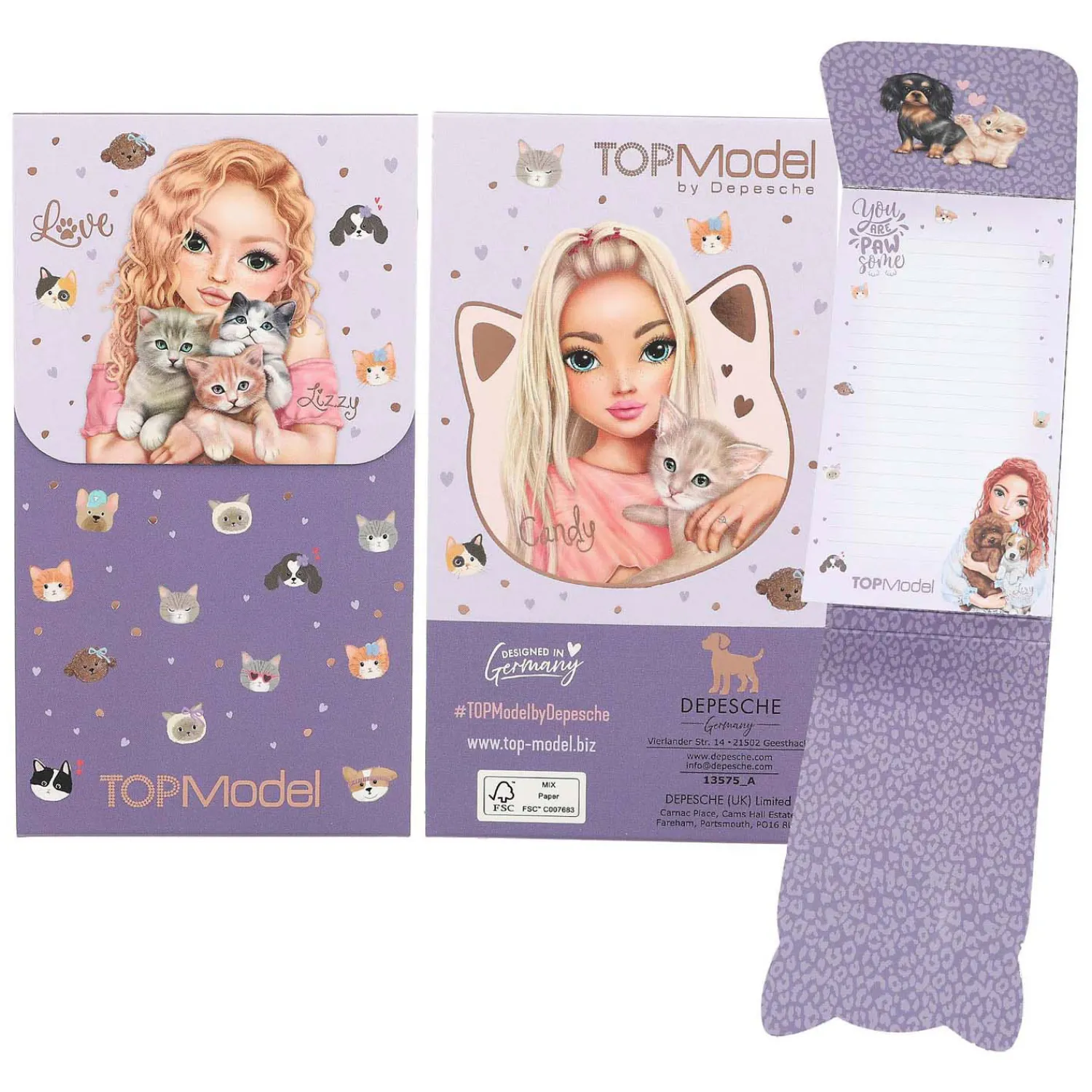 TOPModel Notitieblok Met Magneetsluiting New