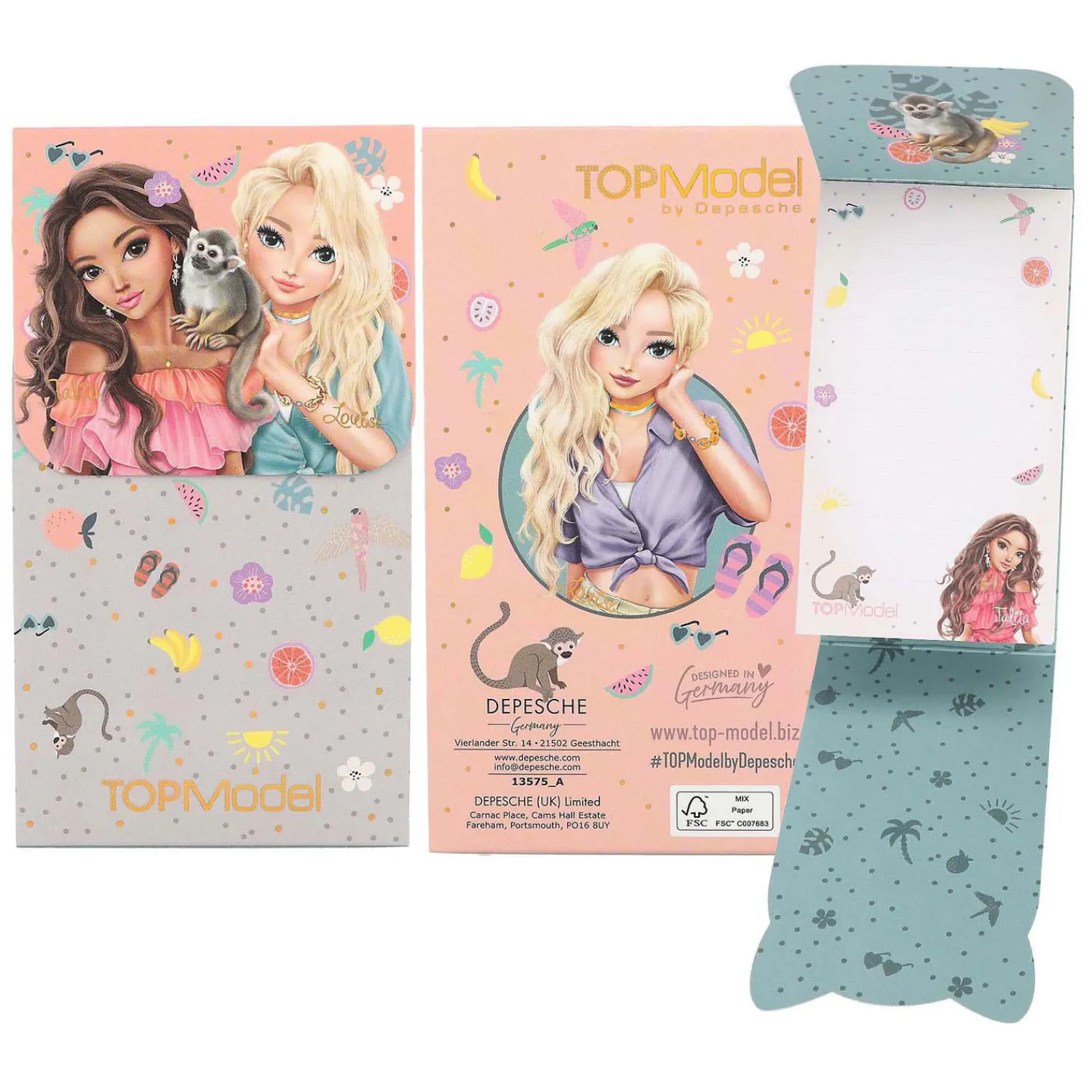 TOPModel Notitieblok Met Magneetsluiting New