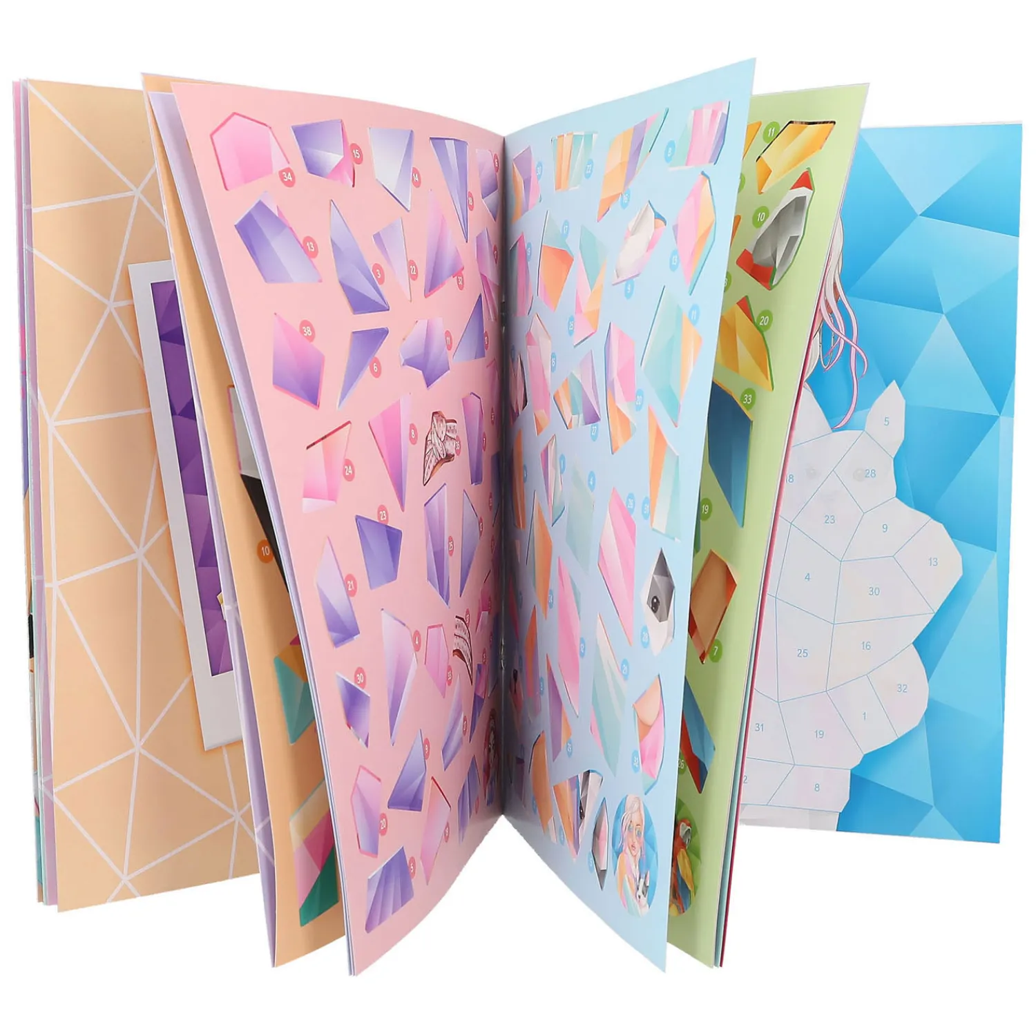 Nummer Stickers Fantasy-TOPModel Best