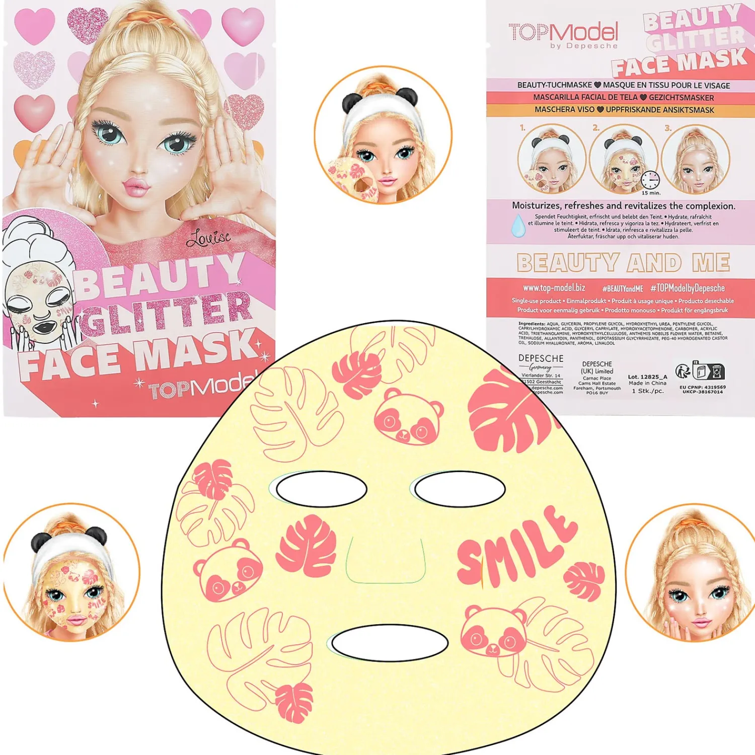 Sheetmasker Glitter Beauty And Me>TOPModel Online