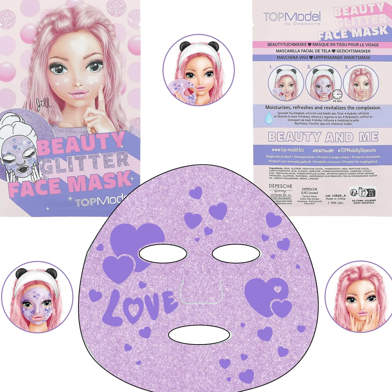 Sheetmasker Glitter Beauty And Me>TOPModel Online