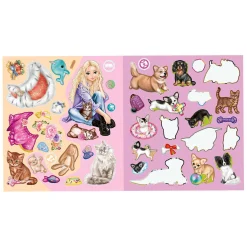 Stickerworld Stickerboek Kitty and Doggy><noscript><img width=