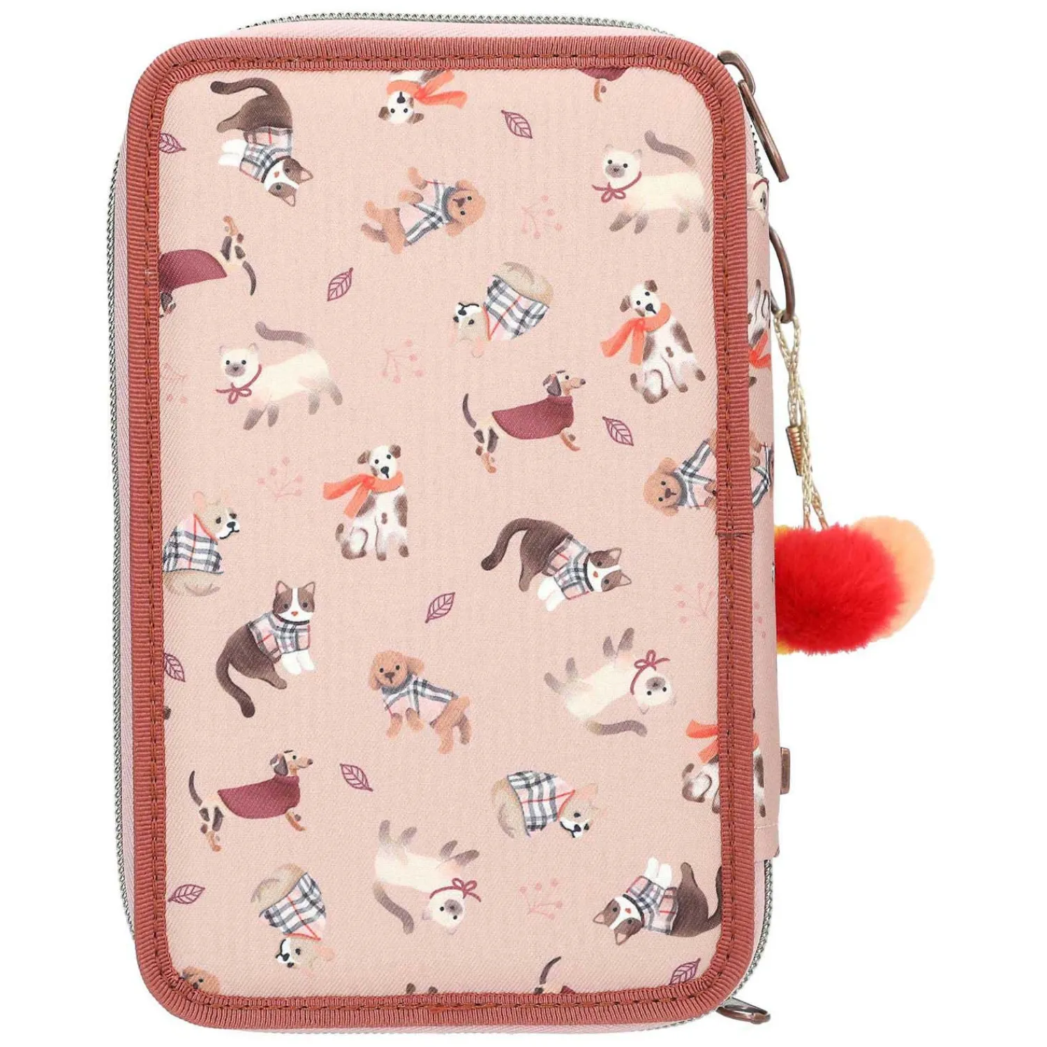 3-vaks Etui Fur Ever Friends>TOPModel