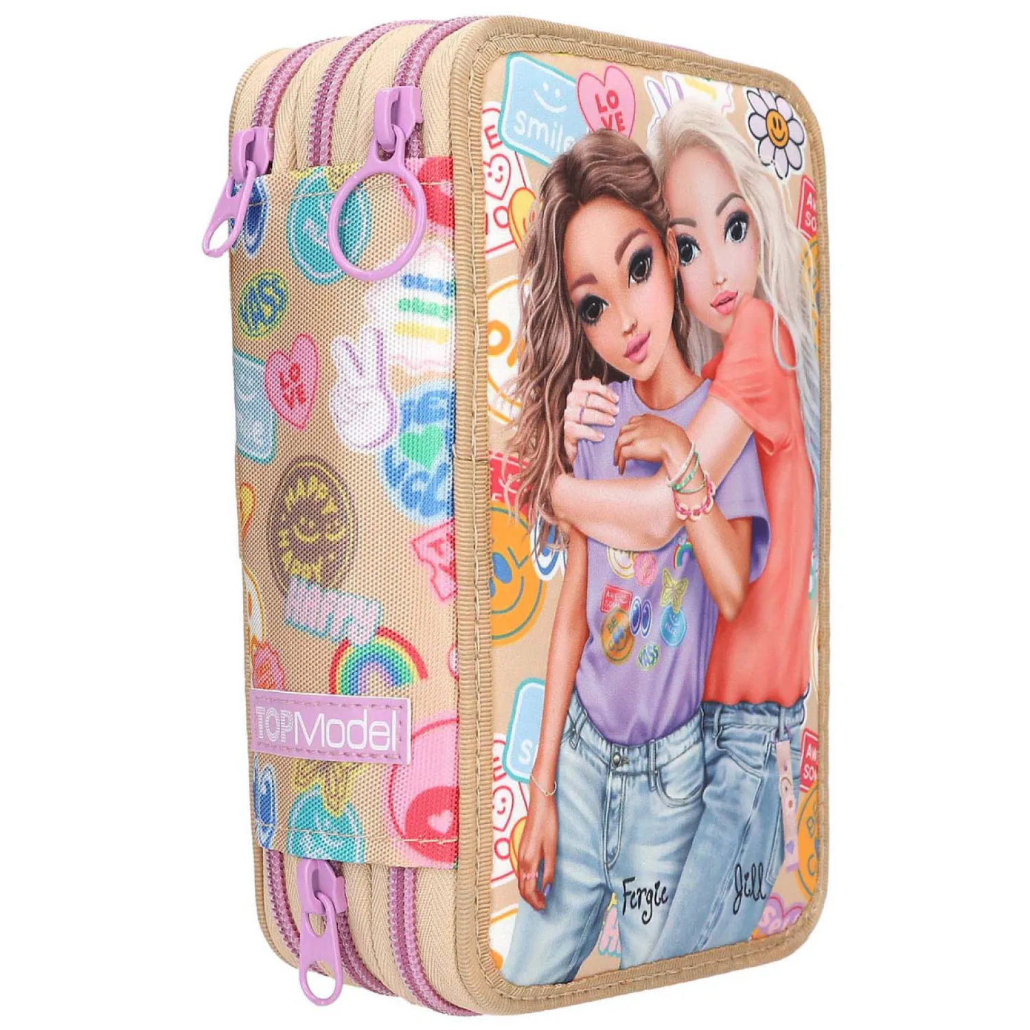 TOPModel 3-Vaks Etui Girl Power Outlet