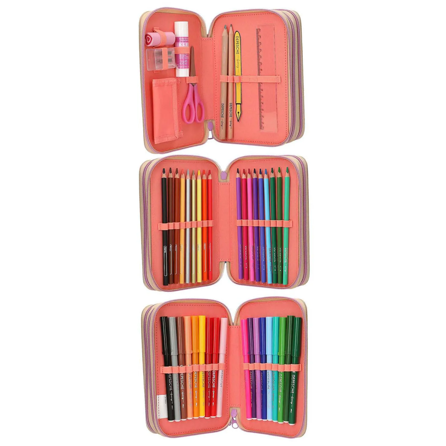 TOPModel 3-Vaks Etui Girl Power Outlet