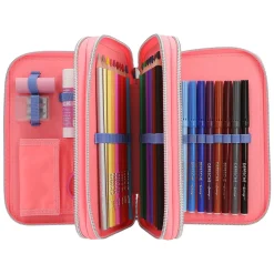 TOPModel 3-Vaks Etui met Wrijfpailetten Hot