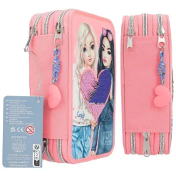 TOPModel 3-Vaks Etui met Wrijfpailetten Hot