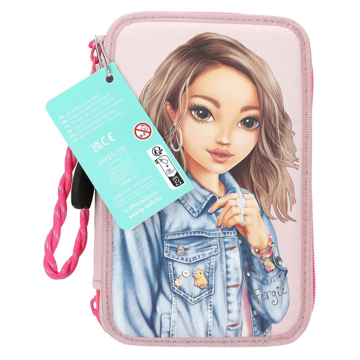 TOPModel 3-Vaks Gevuld Etui New