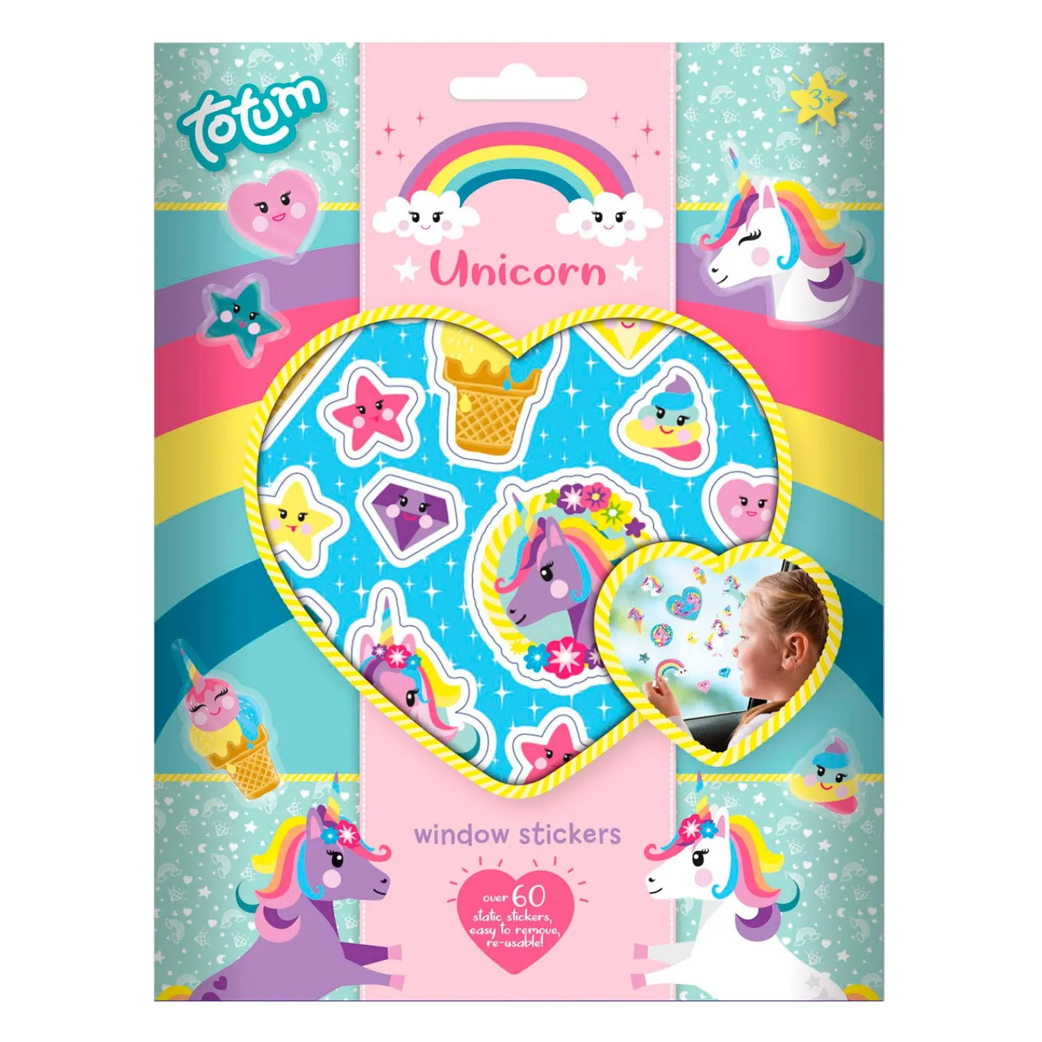 Eenhoorn Raamstickers-Totum Clearance