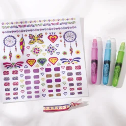 Glamz Glitter Tatoeages en Haarkrijt-Totum Hot