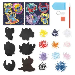 Creative Craft Group Totum 3in1 Stitch Diamond Painting, Armbanden maken en Gips Gieten Knutselset New