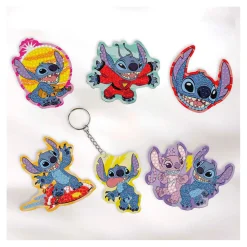 Creative Craft Group Totum 3in1 Stitch Diamond Painting, Armbanden maken en Gips Gieten Knutselset New