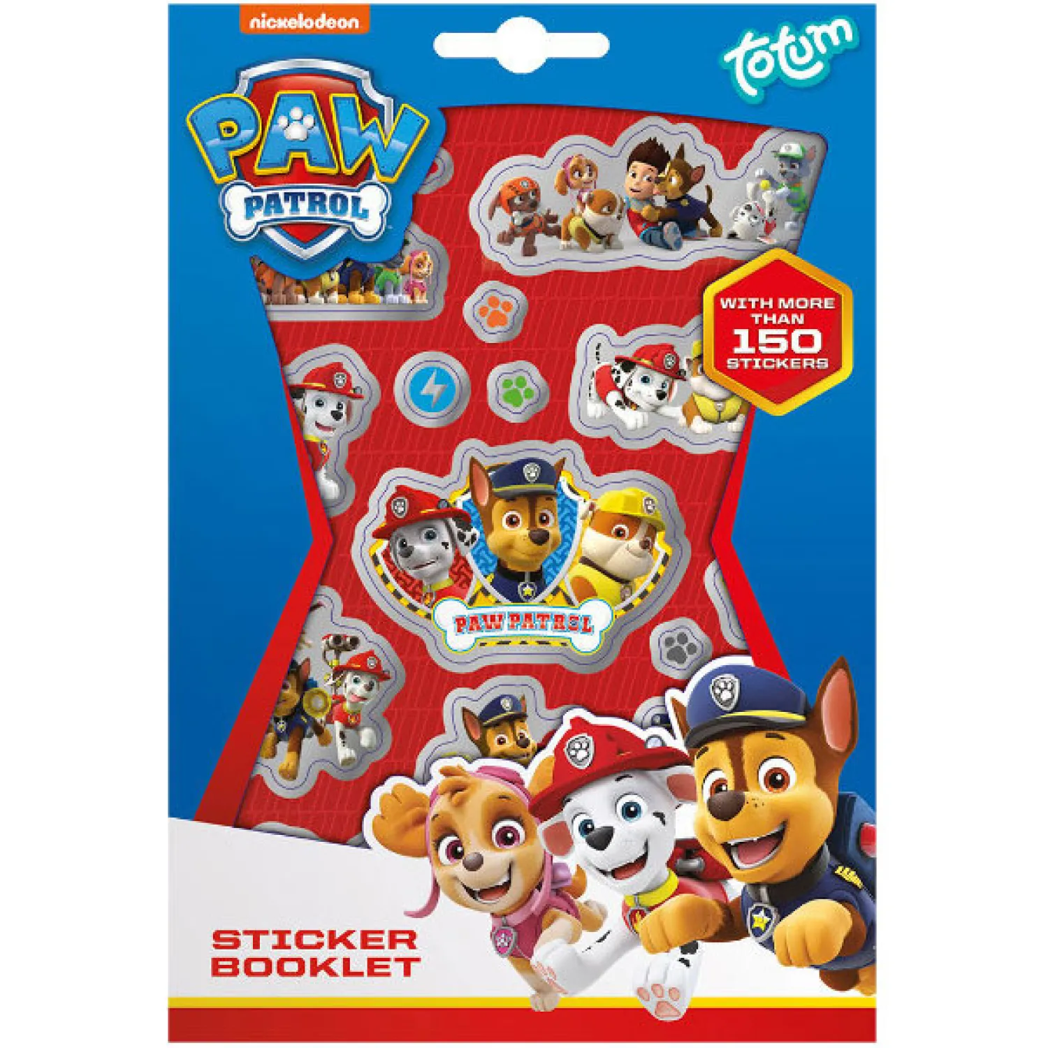 Totum PAW Patrol Stickervel, 4st. Sale