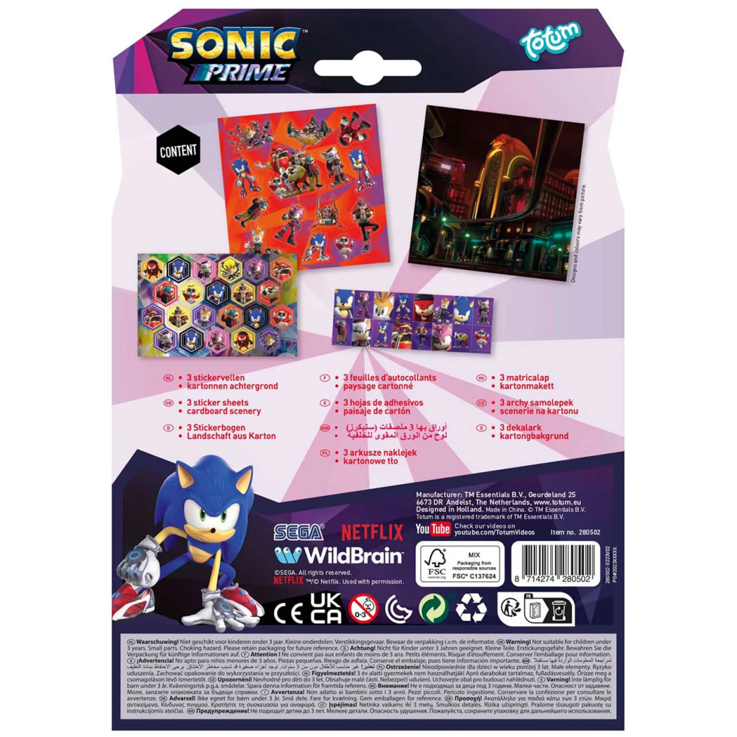 Sonic Stickerset>Totum Sale