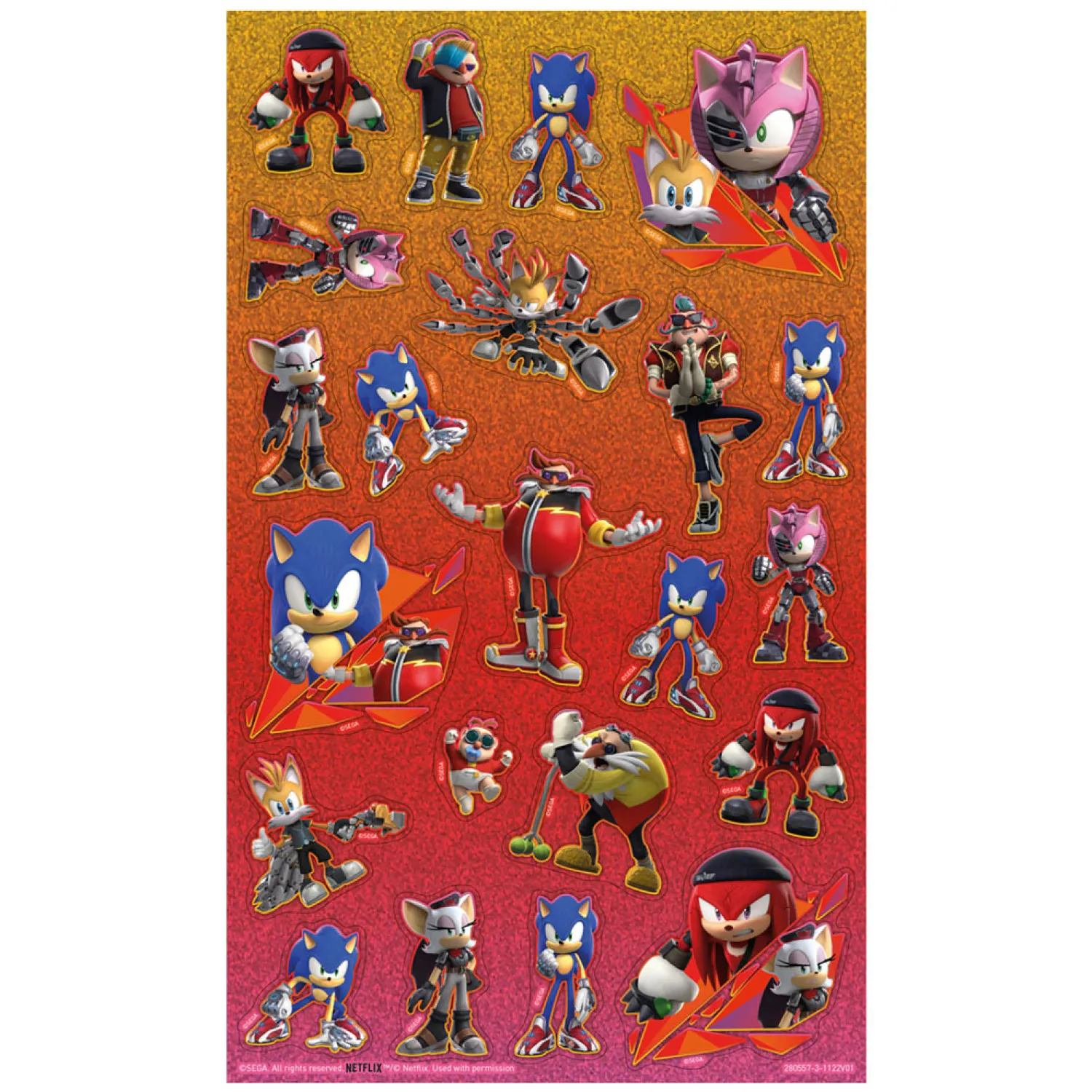 Sonic Super Stickerset>Totum Clearance