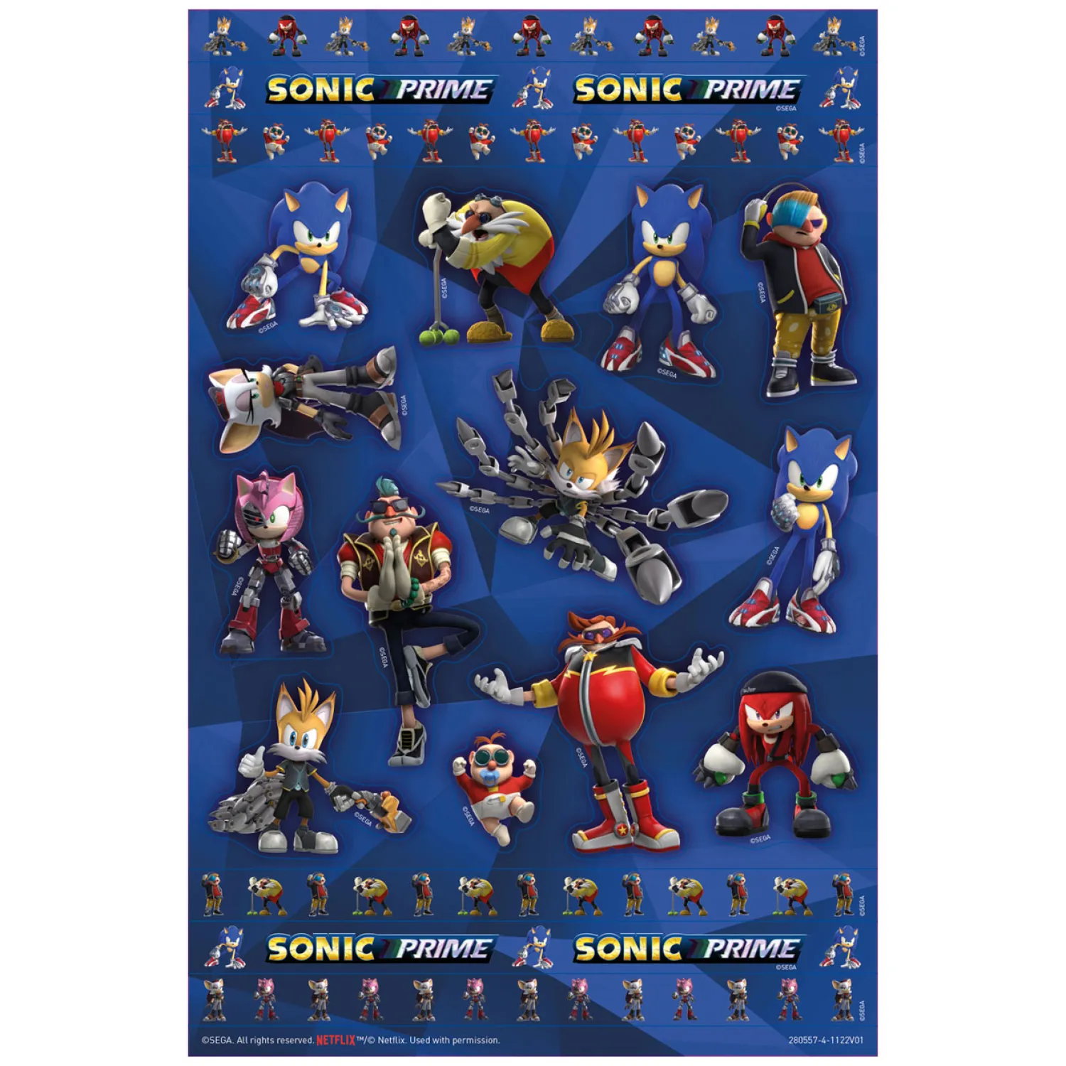 Sonic Super Stickerset>Totum Clearance