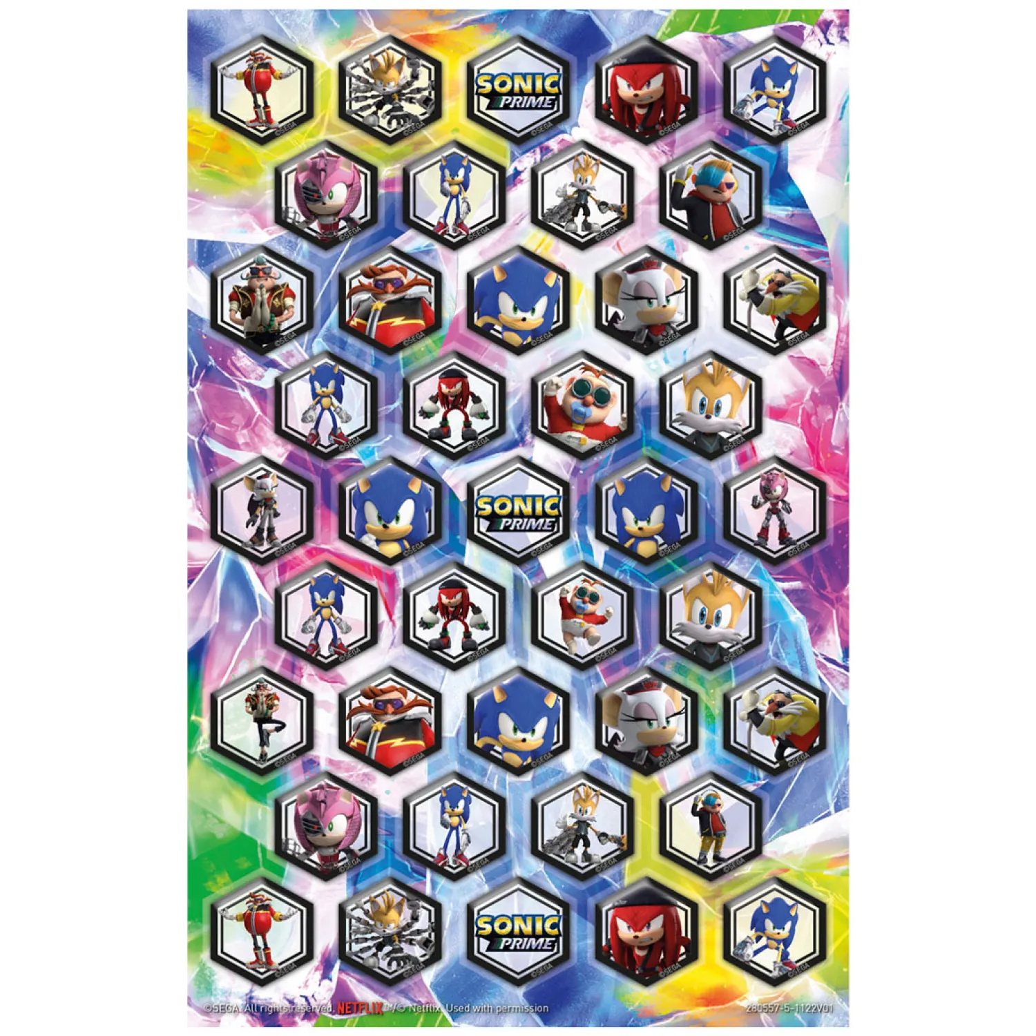 Sonic Super Stickerset>Totum Clearance