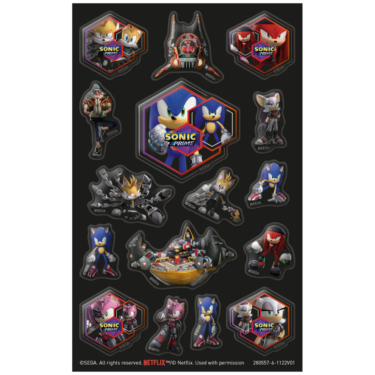 Sonic Super Stickerset>Totum Clearance