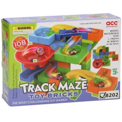 Track Maxe Bouwblokken Knikkerbaan, 108dlg.> Online