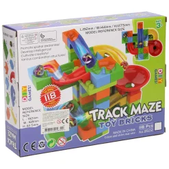 Track Maxe Bouwblokken Knikkerbaan, 108dlg.> Online