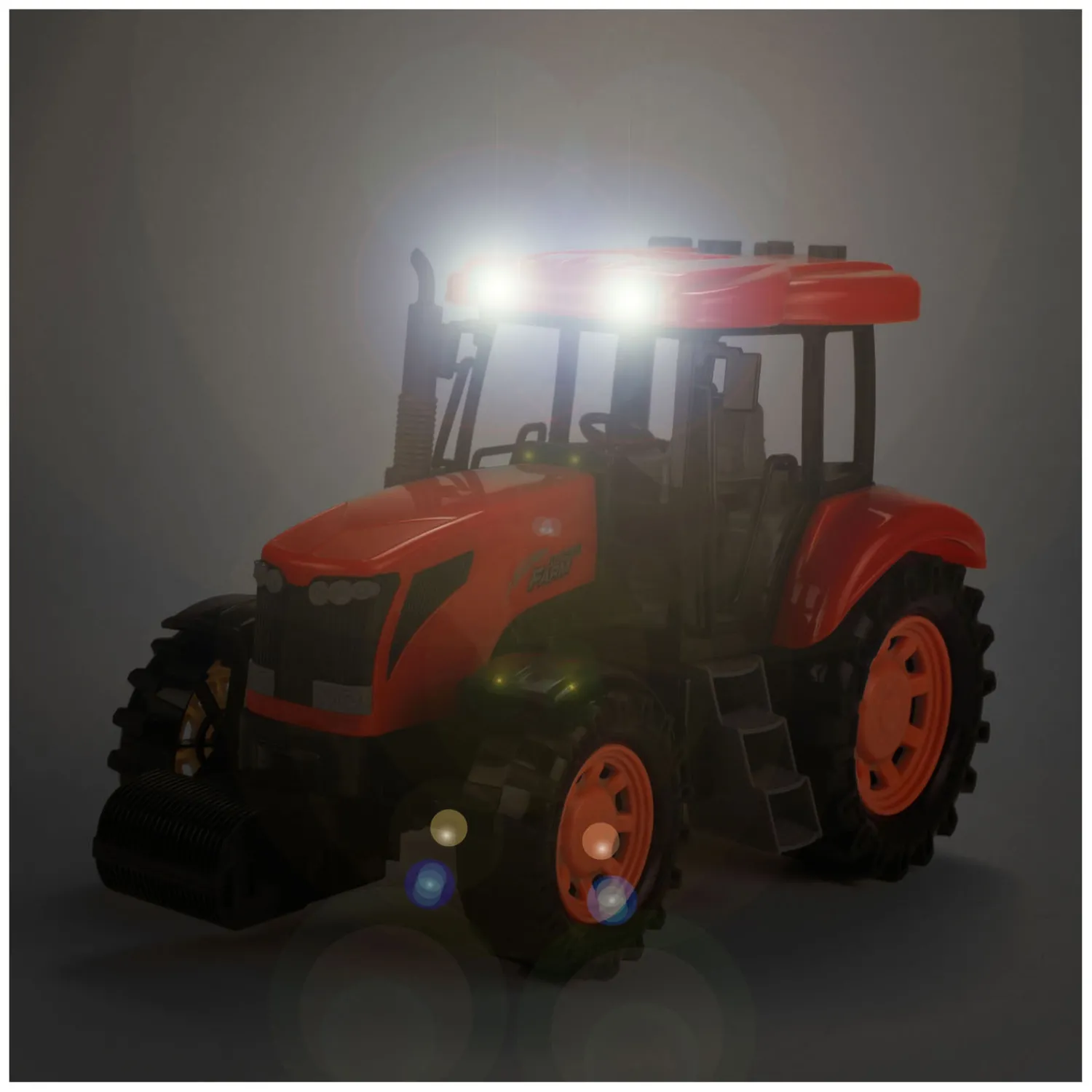 Tractor Groot met Licht en Geluid Rood>Toi-Toys Hot