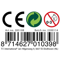 Tractor met Frictie Groen, 19cm>Toi-Toys New