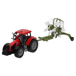 Tractor met Hooischudder 1:32 Best