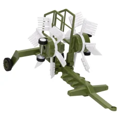 Tractor met Hooischudder 1:32 Best