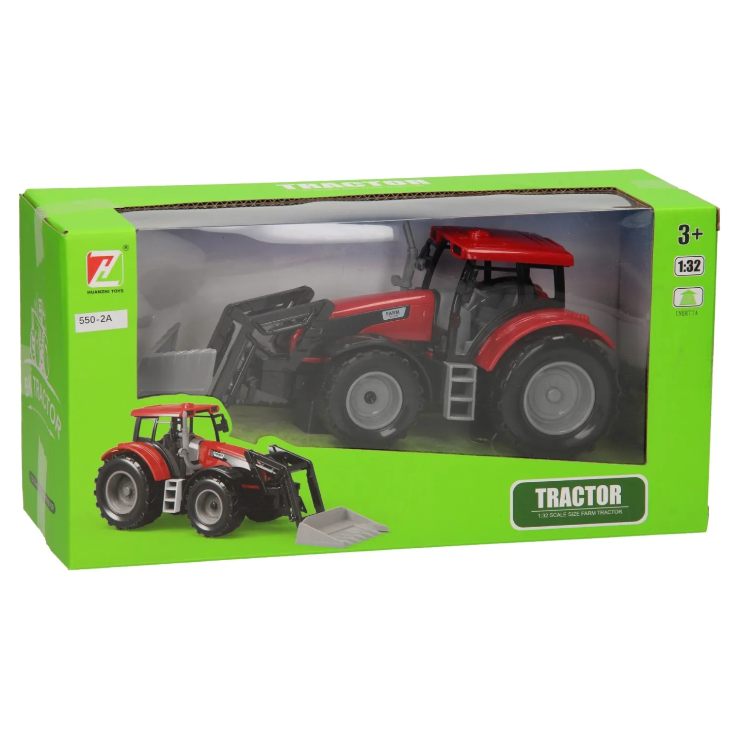 Tractor met Voorlader 1:32- Best