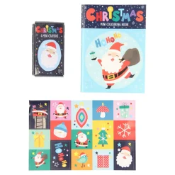 Wins Holland Traktatiesetje: Kleurboekje, Waskrijtjes & Stickervel - Kerst Discount