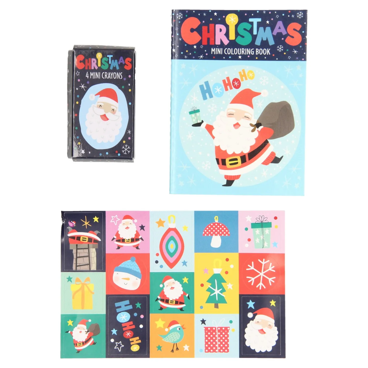 Wins Holland Traktatiesetje: Kleurboekje, Waskrijtjes & Stickervel - Kerst Discount