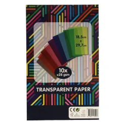 Wins Holland Transparant Papier Gekleurd, 10st. Discount
