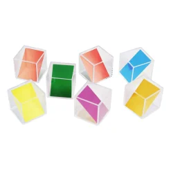 Transparante Gekleurde Kubussen - 5 cm - 18dlg> Online