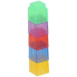 Transparante Gekleurde Telblokjes - 90st.><noscript><img width=