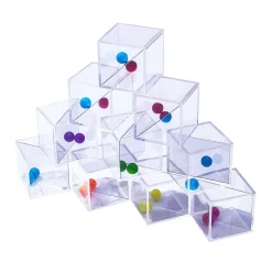 Transparante Spiegelblokken - 5 cm - 18dlg- New