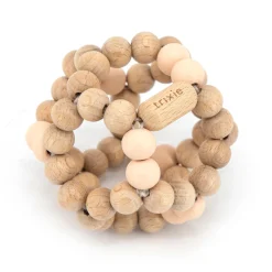 Houten Kralenbal  - Roze-Trixie