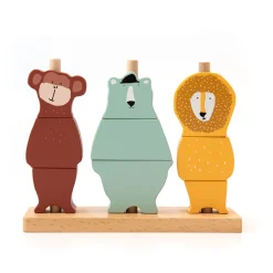 Houten Stapel Puzzel Dieren-Trixie Outlet