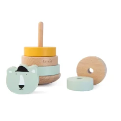 Houten Stapelspeelgoed - Mr. Polar Bear, 7dlg.>Trixie Outlet