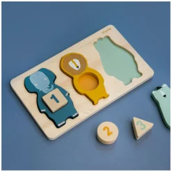 Houten Telpuzzel Dieren, 6st.><noscript><img width=