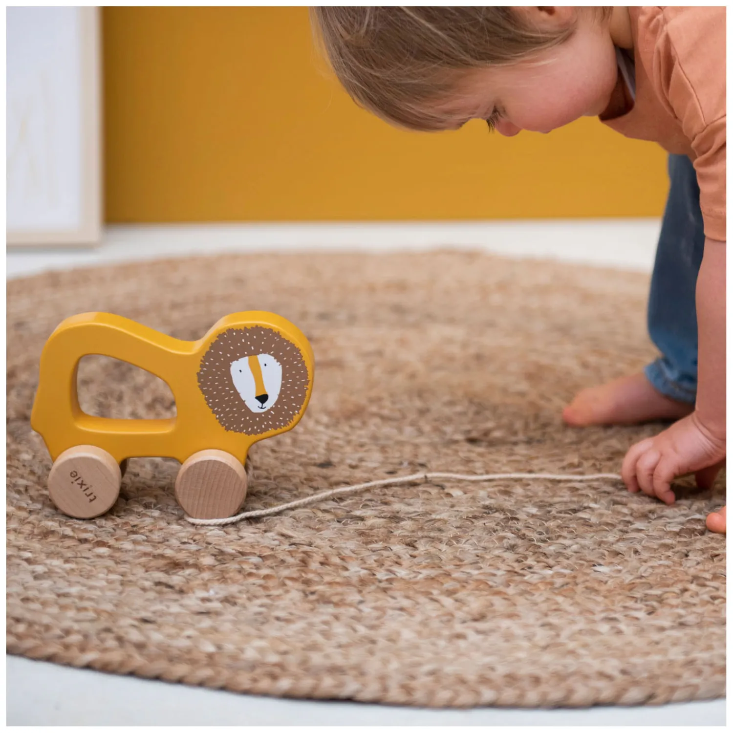 Houten Trekfiguur - Mr. Lion>Trixie Hot